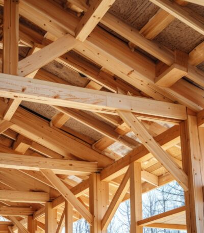 View modern construction site