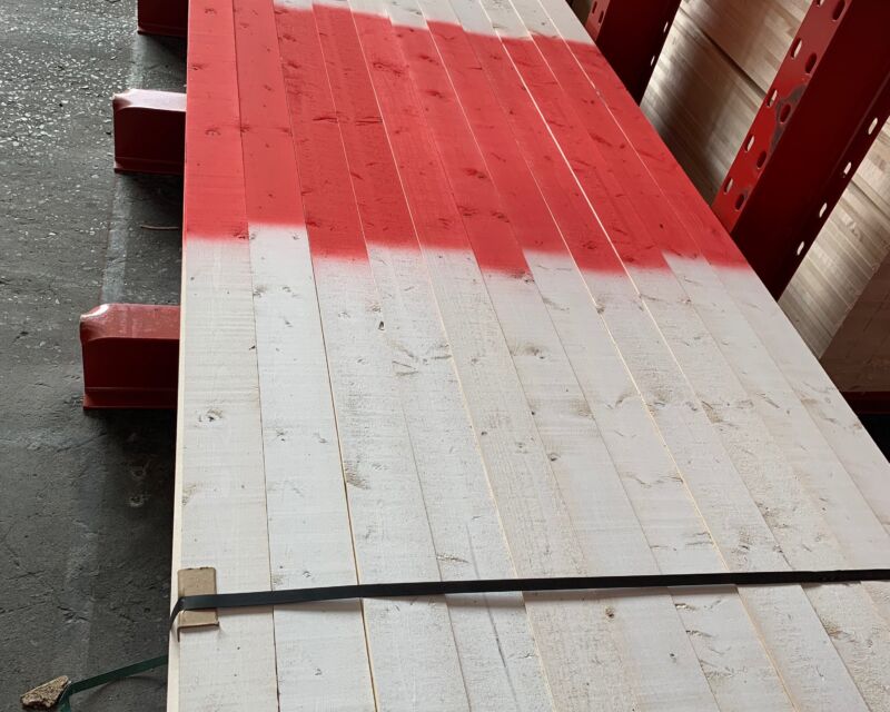 Geverfde leuningplanken